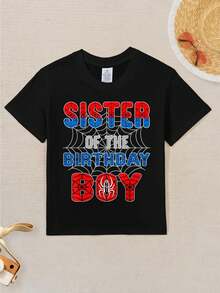 Camisetas para niñas - Negro - Ver 3