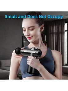 Fascia Gun Shoulder And Neck Muscles Special Relaxation Mini Fascia Gun Massager Portable High Frequency Multi-Speed Portable Massager - 黑色 - 查看 7