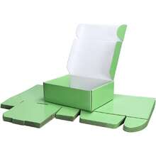 12x9x4 Inch Gift Shipping Boxes Bulk 20 Pack Green, Tab Lock Tuck Top Mailing Boxes For Packaging Small Business, Medium Cardboard Mailer Boxes For Wrapping Present,23941182 - 薄荷綠 - 查看 1