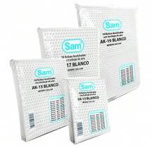 Pacote com 10 airbags autoadesivos acolchoados AK-17, brancos, dimensões internas 230x340 SAM 146176 - Branco - Ver 1