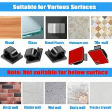 50 Piezas Clips Organizador De Cables Autoadhesivos: Soportes Para Cables, PráCticos Para GestióN De Cables En Hogar Y Oficina, Color Blanco - blanco - Ver 1