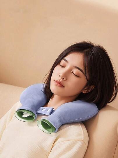 U-formad varmvattenflaska, vattenfylld nackskydd, värmande halskota för nacke och axel, varmvattenflaska med kompress, varma fötter och händer