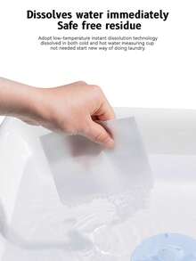 30/60/90 Piezas Hojas de lavandería de 11*14Cm, Pastillas de lavandería para lavadora con aroma duradero, potente eliminación de manchas para ropa, ideal para el hogar, dormitorios y viajes, adecuado para limpiar sábanas, cortinas, ropa y otras telas, artículos del hogar