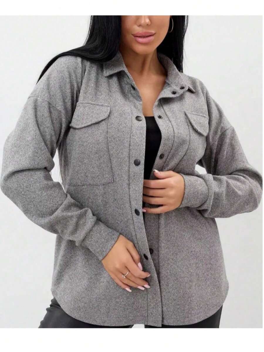 Camicette Casual Da Lavoro, Camicetta In Raso Bianco Da Donna: Camicia Elegante A Maniche Lunghe Da Donna Ufficio, Bavero Autunnale Abbottonato In Blu E Bianco Da 15,43 € | DHgate