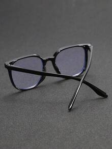 3 paires de lunettes transparentes délicates à monture intégrale en plastique géométrique de haute qualité, convenant pour la rentrée scolaire, les cadeaux pour femmes, les festivals de musique, la photographie de rue, la Saint-Valentin, les accessoires vestimentaires - Transparent - Voir 6