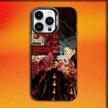 Funda de Teléfono Cool G-Ghost Band para 17,16,15,14,13,12,11,Pro,E,MAX Cubierta Mate Negra a Prueba de Golpes - z7 - Ver 7