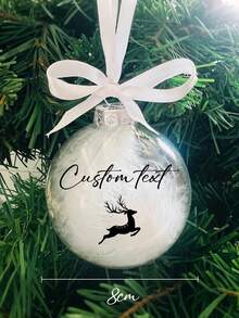 زينة شجرة عيد الميلاد المخصصة، نص مخصص، اختيار نمط، ديكور شجرة عيد الميلاد، كرات عيد الميلاد، رنة، شجرة عيد الميلاد، ديكورات عيد الميلاد، ديكور عيد الميلاد المخصص، زينة شجرة عيد الميلاد، زينة شجرة عيد الميلاد المخصصة