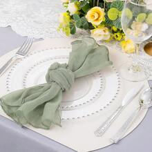 100pcs Plastic Plates With Gold Beads Plates Heavy Duty Party Supplies Includes 10.25inch Dinner Plate And 7.5inch Dessert Disposable Plate For Party,Wedding,Bridal Showers - 銀色 - 查看 2