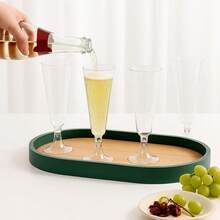 150毫升可重复使用香槟杯,适用于派对、聚会、冷饮、生日、情人节、婚礼和大型活动 - 多色/款式隨機 - 查看 6