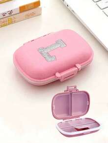 1pc 8-Compartment Daily Pill Box, Portable Weekly Travel Pill Case, Compact Pocket Pill Organizer, Wallet Vitamin Fish Oil Divider Container - Multicolor - View 5