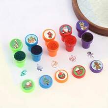 Bộ 3/10/20/25/40 con dấu mực Giáng sinh nhiều màu sắc - Con dấu nhựa hỗn hợp - Quà tặng tiệc tùng, quà nhét túi quà, quà nhét tất Giáng sinh, phần thưởng trong lớp học (Kiểu dáng và màu sắc có thể khác nhau), Chất liệu bền, Con dấu nhẹ, Con dấu tự động, Con dấu dùng trong tiệc tùng, Phần thưởng cho giáo viên, Quà tặng cho người mua sắm dịp lễ. - Nhiều màu - Xem 7