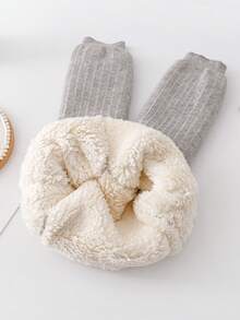 1 قطعة جوارب ضيقة مبطنة بالحرارة للأطفال، سراويل داخلية سميكة جداً من قماش السحابة المخملي للشتاء - متعدد الألوان - مشاهدة 15