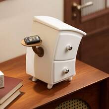 1个INS风创意卡通造型首饰收纳盒，家居装饰收纳盒，圣诞礼物钥匙整理篮，家用钥匙收纳盒，办公室小型装饰及杂物收纳盒，万圣节装饰 - 兔子造型，需自行组装 - DIY - 彩色 - 查看 1