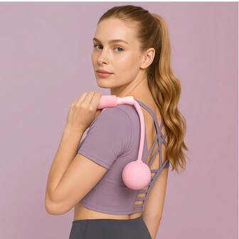 1 对加重无绳跳绳，带配重球 - 安静、设计、随机颜色、防滑手柄和可调节绳长，适合家庭健身、高强度间歇训练、男女有氧运动、健身器材