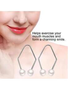 酒窝训练器，面部酒窝训练器，微笑锻炼器，提升笑容魅力，打造自然酒窝，适合居家、室内、宿舍或旅行使用；可重复使用，经久耐用，佩戴方便，男女通用，轻松展现迷人笑容 - 彩色 - 查看 10