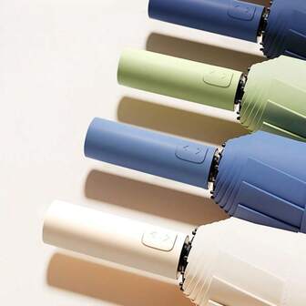 Ombrello pieghevole automatico robusto - antivento, protezione da sole e pioggia, grande parasole da esterno in stile business per uomo e donna