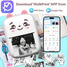 Wireless Mini Printer, USB Rechargeable, Portable Sticker Printer Without Ink, Compatible With Android System, Can Print Photos, Notes, Gifts, Receipts, Lists And DIY Diaries - Multicolor - View 8