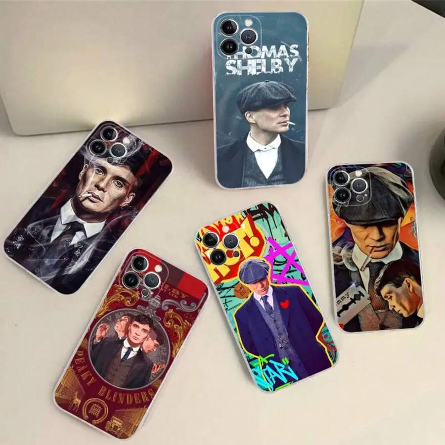 Movie P-Peakys-B-Blinders Phone Case Silicone Soft for  17 16 15 14 13 12 11 Pro MAX Plus X Cover,Covercompatible with  17 Hülle, 17 pro Hülle, 17 promax Hülle - Z7 - Übersicht 1