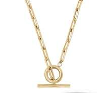 MVMT Women's 28200122 Gold Steel Chain Necklace Gold One Size
