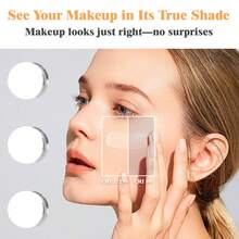 60cm Make-Up Table Mirror NEW Vanity Lighted Mirror Dimmable 3 Color - Putih - View 5