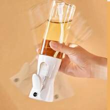 Olive Oil Spray Bottle Olive Oil Sprayer Glass Spray 210ml Premium Glass Spray Bottle For Olive Oil, Vinegar - 黑色 - 查看 3