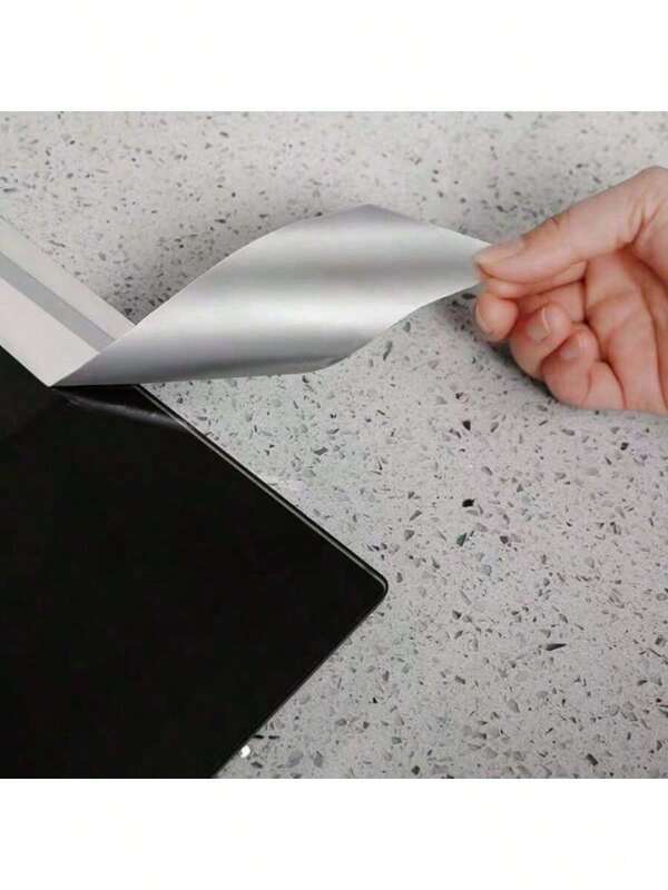 1 Cinta de aluminio para cocina, especial resistente al aceite, adhesivo grueso resistente al calor, aislante de tuberías a prueba de moho, papel de aluminio