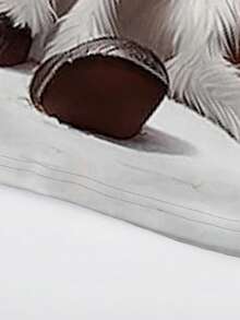 Christmas Men's Cute Donkey Fun T-Shirt Long Sleeve T-Shirt 3D Printed Round Neck Shirt Fashion Basic 3D Street Leisure Day - Multicolor - View 4