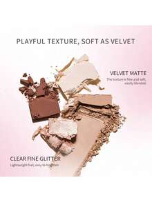 COLORROSE CR1010 Eyeshadow Palette Matte Shimmer Glitter Shine Silky Fine Texture Eye Makeup 9-Color Rich Vibrant Color High Pigment Versatile Perfect For Daily Use Party Female Women Girl Gift - Multicolor - View 9