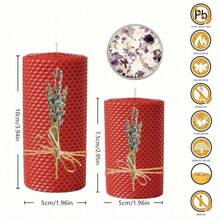 3 件精美 1.96 英寸直径薰衣草蜂蜡蜡烛 | 搭配紫水晶薰衣草香薰茶蜡、蜡烛礼品、派对蜡烛、仪式蜡烛，适用于节日装饰、家居装饰、圣诞节、母亲节、万圣节节日礼物