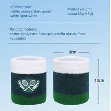 1pc Sports Sweatband, Tennis Sweatband, Outdoor Sports Sweat Band, Suitable For Badminton, Volleyball, Basketball - Multicolor - View 3