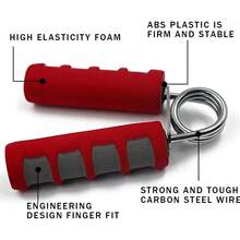 1 Piece Of Hand Gripper, Wrist Strengthener, Finger Strengthener, Home Fitness Equipment, Rehabilitation Training, Sports And Competition, Forearm Exerciser, Expander Hand Grip Wrist Trainer, Finger Grip Trainer, Fitness Sponge Hand Gripper, Sponge Hand Gripper Handle Foam Fitness Rehabilitation Training Finger Arm Strength Wrist Strengthener Exercise And Relax Muscles - ngẫu nhiên - Xem 9