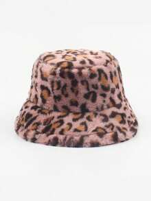 1pc Fashion Men's And Women's Same Style Leopard Fisherman's Hat Celebrity Same Style Atmospheric Party Date Essential - Fisherman's Hat - View 5