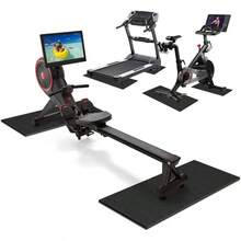 2PCS Fitness Equipment Mats And Floor Protector, Non - Slip Rowing, Rowing Bike Carpet Hardwood Floors, Exercise Bike Mats Two Pieces: 36 * 12 Inch - 36 * 12 Inch - View 1