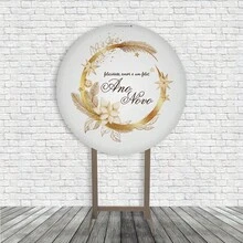 Decorative Panel And Cylinder Covers For Happy New Year Theme Parties With Elastic - New Year 246 Panel Only - View 4