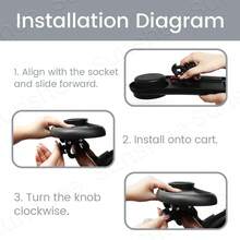 Multifunctional Children's Stroller Snack Tray, Compatible With 98% Of Handlebar Types On The Market - Black - View 9