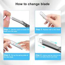 Dermaplane Razor Kit Reusable Handle + 5 Refill Blades Dermaplaning Tool Facial Hair Removal Eyebrow Shaping And Skin Exfoliating For Women Black,Cheap,Valentine's Day,Cheap Items,Travel,Travel Essential,Room Decor,Valentine's Gift,Cheap Stuff,Room,1 Dollar Items,Vacation Essentials,Gifts For Women,Bedroom,Valentine,99 Cent - As Pic - View 4
