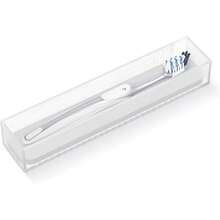 Linkidea Acrylic Toothbrush Holder With Drainage Hole, Bathroom Drawer Organizer With Drying Diatomite Stone, Compatible With Toothbrush - 透明的 - 查看 7