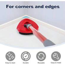 Scrubber Mop Ocedar, Upgrade Scrub Brush Ocedar, Spin Mop Scrub Brush Ocedar RinseClean 2 - More Bristles Scrub Brush Attachment Bathroom - 1 Gói Đầu Lau Chùi-2 Bình - Xem 9