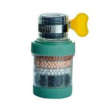 Faucet Water Filter Purifier, Kitchen & Bathroom Faucet Mount Filtration System, Activated Carbon Filter Removes Chlorine, Fluorides, Heavy Metals, Hard Water For Home Use - 彩色 - 查看 11