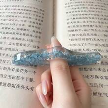 拇指书架书页夹学校用品阅读辅助器学生书籍配件展页器便捷书签、学校用品、返校 - 彩色 - 查看 35