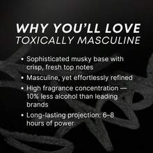 Pheromone-Infused Men's Perfume - Toxically Masculine 100ml Eau De Cologne - 預設 - 查看 2