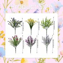 Camellia, Artificial Flowers Ranunculus Colorful Bouquet Home Decoration Wedding Decor 6PCS - màu xanh lá - Xem 7