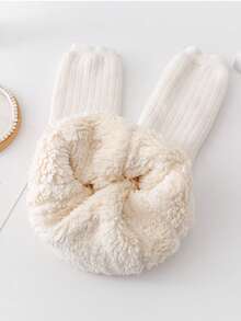 1 قطعة جوارب ضيقة مبطنة بالحرارة للأطفال، سراويل داخلية سميكة جداً من قماش السحابة المخملي للشتاء - متعدد الألوان - مشاهدة 10