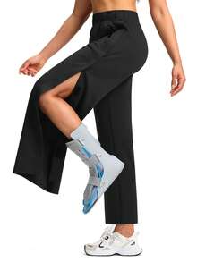 Tear Away Pants For Women Loose Side Full Open Sweatpants Pockets Breakaway Pant Post Surgery Adaptive Clothing - màu đen - Xem 1