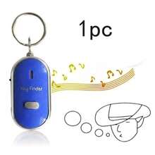 Smart Key Finder, Voice Control Locator, Anti-Lost Alarm, Whistle To Find Keys - White - View 13