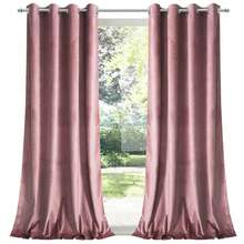 ✨ Luxury Velvet Blackout Curtains for Living Room/Kitchen/Bedroom - Thick, Soft Velvet Blackout Curtains for Living Room/Kitchen/Bedroom - Thick, Soft Velvet Panels, Thermally Insulating and Noise Reducing - Glamorous/Modern Style - Various Colors and Sizes Available (e.g., Navy Blue, Gray, Beige, White White) - Ready ✨ Het, Navy ✨、木、 White Curtains - Multiple Sizes - Gathering Tape or Grommets/Rings - Thick Velvet Fabric for Living Room or Bedroom. 2-in-1 Installation: Universal Tape and Elegant Grommets - Full Window Blackout - Various Sizes Available. Modern VELVET Blackoutions - 10ow Blackout - Various Sizes Available. Modern VELVET Blackoutions - 100% 370 for the Bedroom and Living Room. - 淺粉色 - 查看 6