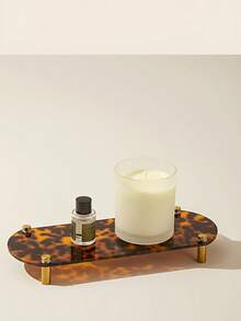 1pc Acrylic Tortoiseshell & Leopard Print Fragrance Diffuser Stand For Reed Diffusers And Essential Oil Bottles, Elegant Decorative Vanity And Shelf Organizer, Chic Animal Print Home Fragrance Display For Living Room Bedroom Bathroom Entryway, Stylish Modern Minimalist Accent For Coffee Table Mantel, Gift-Ready Housewarming Hostess Holiday Present For Thanksgiving Christmas New Year Celebrations, Compact Portable Decorative Scent Holder - mai rùa - Xem 7