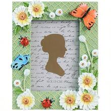 Document Photo Frame - Marguerite verte + 4X6 pouces - Voir 2