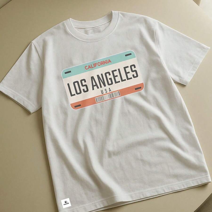 SURPASS camiseta plus size personalizada 100% algodão tamanhos especiais los angeles - Branco - Visão 1