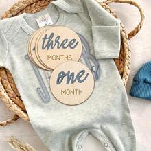 Newborn Milestone Props, Baby Growth Photography Props, Newborn Gifts, Gender Reveal Party, Baby Supplies - Letter Style - View 4